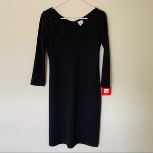 Black Dress with Bedazzled Top